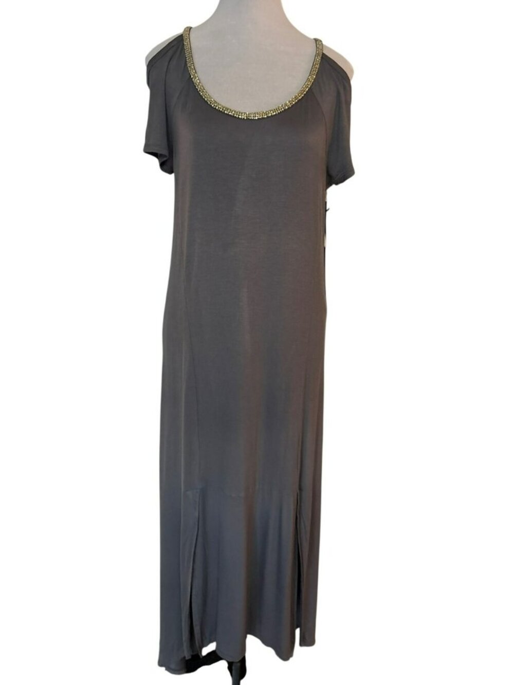 NWT Juicy Couture Jewel Neck La Dolce Vita Dress Size M Flaw- missing jewel
